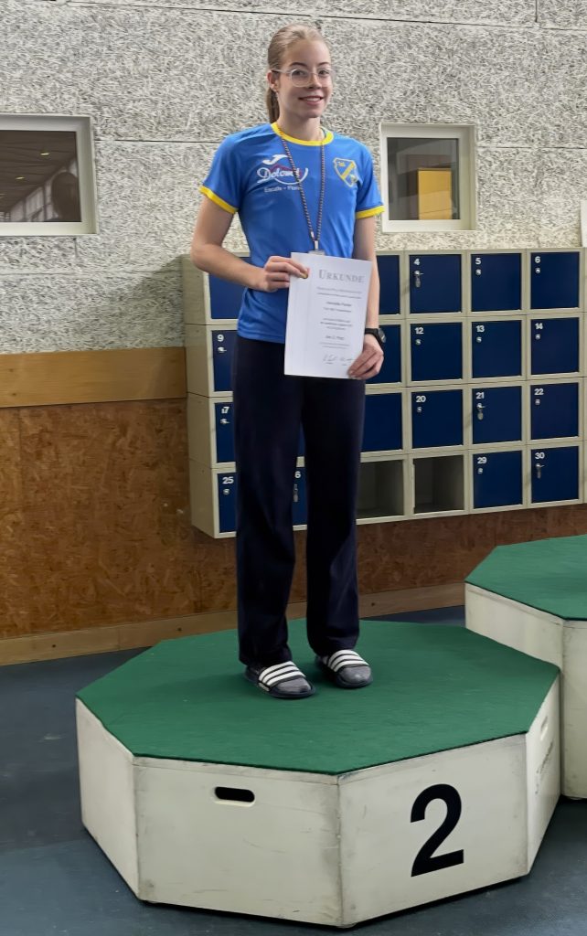 RLP Meisterschaft Halle- Silber für Henriette Panter